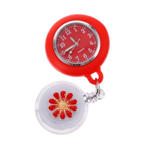 SAFIGLE 2 STK Schwesterntisch hängende Krankenschwestern Digitaluhr für Herren Taschenuhr pro Watch Outfits für Männer Aber verheiratet hängende Schwesternuhr Schwesternuhren für Damen rot von SAFIGLE