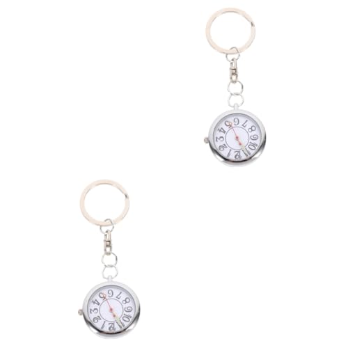 SAFIGLE 2 STK Taschenuhr kinderuhren Armbanduhr Kinder Bewegung Krankenschwestern beobachten Krankenschwester Anstecknadel Uhr Krankenschwester Uhr Kindergeschenk Legierung gehäuse Silver von SAFIGLE