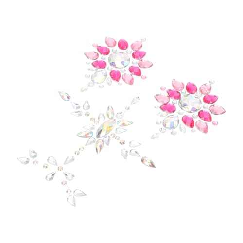 SAFIGLE 2 Sätze Körpersteine Brust Schmuck Aufkleber Selbstklebend Strasssteine Body Jewels Für Party Festival Cosplay mit Glitzernden Farbverlauf Ab Kristallen SAFIGLE 2 Sätze Körpersteine Brust Schmuck Aufkleber Selbstklebend Strasssteine Body Jewels Für Party Festival Cosplay mit Glitzernden Farbverlauf Ab Kristallen von SAFIGLE