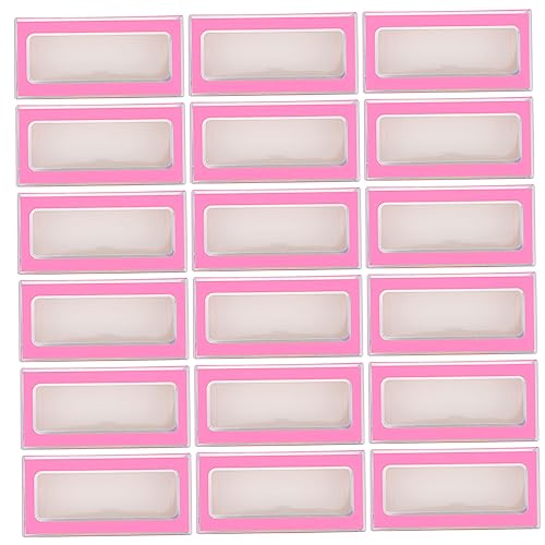 SAFIGLE 2 Sätze Wimpernbox Leere Wimpernverpackung Wimpernetui Basisetui Wimpernbehälter Aufbewahrungsbox Verlängerung Leere Wimpernboxen Wimpern Organizer Papier 30 Stück * 2 von SAFIGLE