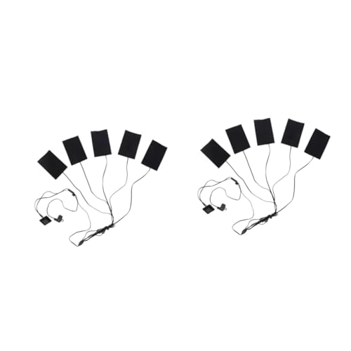 SAFIGLE 2 Stück 5 1 Wärmekissen aus Stoff beheizte Weste Heizkissen Kopfkissen Pad-Heizung von SAFIGLE