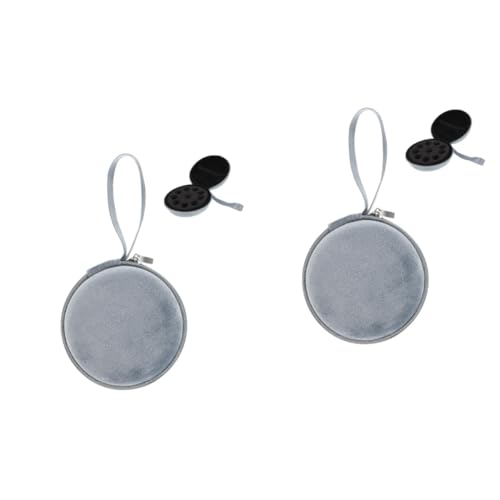 SAFIGLE 2 Stück Ätherische Öle Organizer Tasche mit Fächern für Flaschen Tragbare Aufbewahrungstasche für Ätherische Öle und Nagellack Samtweiche Reisebox Blau Kompakt und Schützend von SAFIGLE