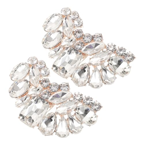 SAFIGLE 2 Stück Abnehmbare Schuhclips für Damen Funkelnde Schnallen für Brautschuhe Schuhdekoration für Besondere Anlässe Mode Highlights von SAFIGLE