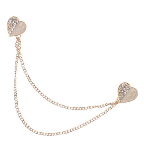 SAFIGLE 2 Stück Brosche mit Quaste für Damen Eleganter Anstecker für Anzug Schal Cardigan Schmuck von SAFIGLE