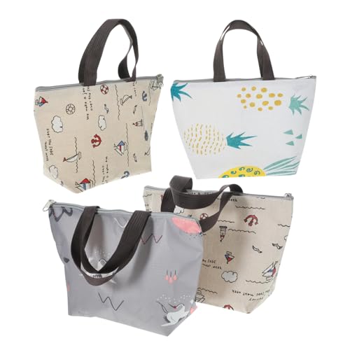 SAFIGLE 2 Stück Canvas Kosmetiktasche mit Floralem Muster Langlebige Schminktasche für Damen Vielseitig als Reise und Waschbeutel Robust und Leicht für Alltag und Business Trip von SAFIGLE