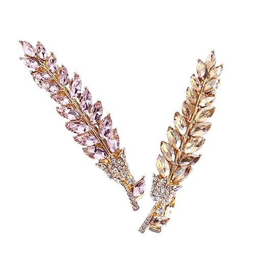 SAFIGLE 2stücke Damen Haarspangen Mit Blattdesign Haarnadeln Als Clips Haar-accessoire Für Partys Und Besondere Anlässe Frühling von SAFIGLE