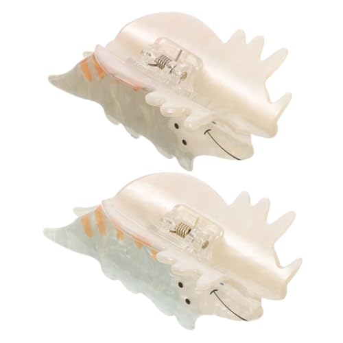 SAFIGLE 2 Stück Dinosaurier Haarspangen aus Acryl Rutschfeste Tier-klauenclips für Frauen und Mädchen Bunte Leichte Haarklammern für Büro Party und Alltag Niedliches Dinosaurier-design von SAFIGLE