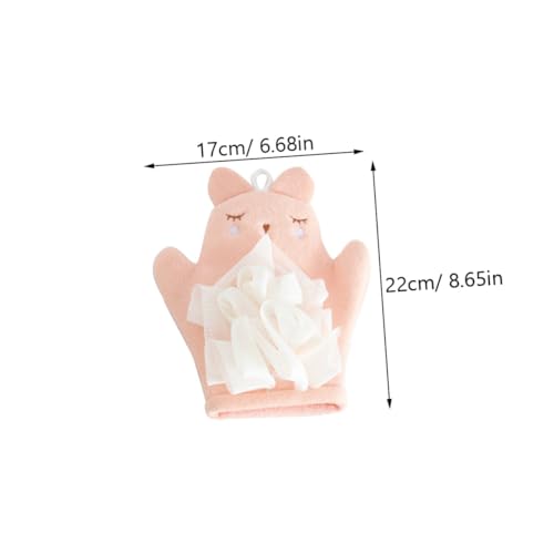 SAFIGLE 2 Stück Doppelseitige Sanfte Peeling handschuhe aus Elastischem Schnell Trocknendem Material für Hauttypen zur Sanften Reinigung und Massage bei Junge Mädchen von SAFIGLE