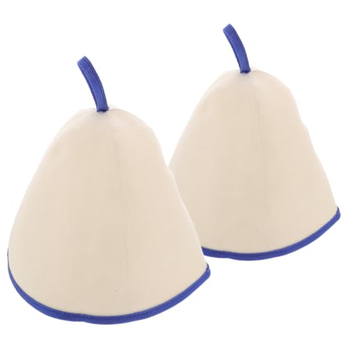 SAFIGLE 2stücke Saunahut Aus Filzwolle Für Damen Und Herren Russischer Hut Für Sauna Und Spa Saunazubehör Aus Wollfilz Zum Schutz Vor Hitze von SAFIGLE