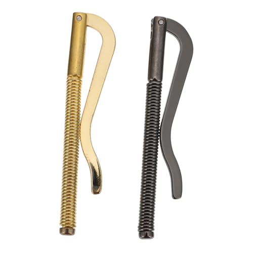 SAFIGLE 2stücke Bifold Geldbörse Aus Kunstleder Mit Federklammer Geldklammer Für Herren Zum Aufbewahren Von Schecks Und Kreditkarten Kompakt Und Langlebig Passt in Jede Tasche von SAFIGLE