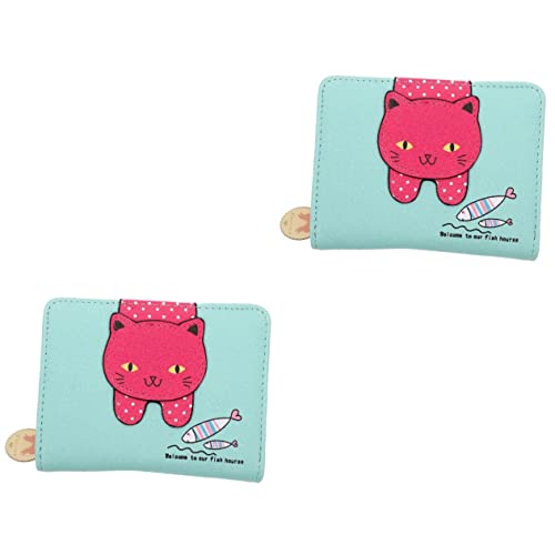 SAFIGLE 2 Stück Geldbörsen Handy Geldbörsen Handgelenk Für Cartoon Geldklammer Wristlet Clutch Für Frauen Gelee Für von SAFIGLE