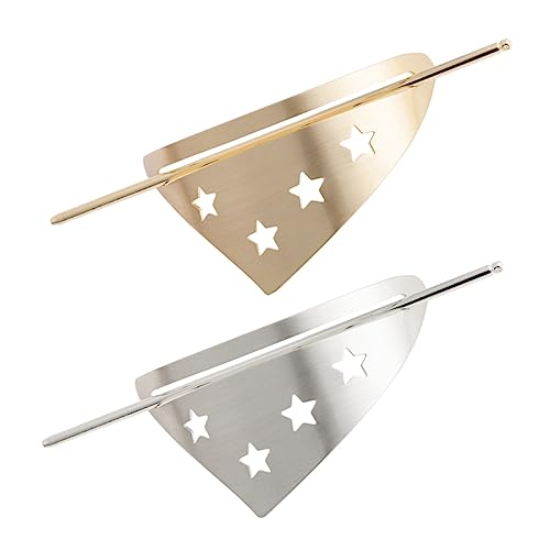 SAFIGLE 2 Stück Geometrische Haarnadeln für Damen Teiliges Eleganter Haarschmuck für Hochzeiten und Besondere Anlässe für Verschiedene Frisuren Gold und Silber von SAFIGLE