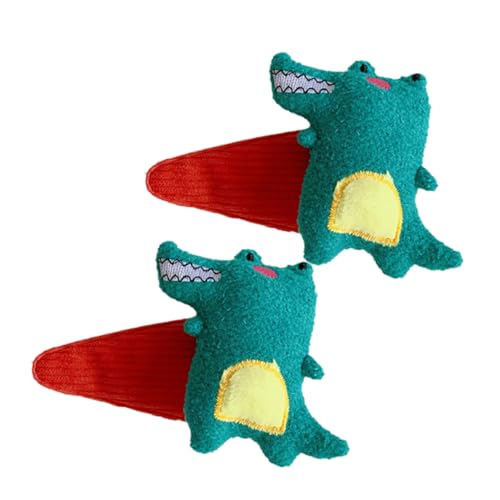 SAFIGLE 2 Stücke Dinosaurier Haarspangen für Mädchen Kreative Grüne Cartoon Haarclips Langlebige Haarnadeln Haar Accessoire für Partys und Alltagslooks von SAFIGLE