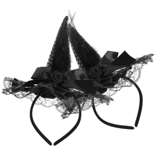 SAFIGLE 2 Stück Glitzernde Haarreifen für Halloween Hexenhaarband für Kostümpartys Cosplay Festliche Anlässe Leicht und Langlebig Funkelnde Dekoration für Ihr Outfit von SAFIGLE