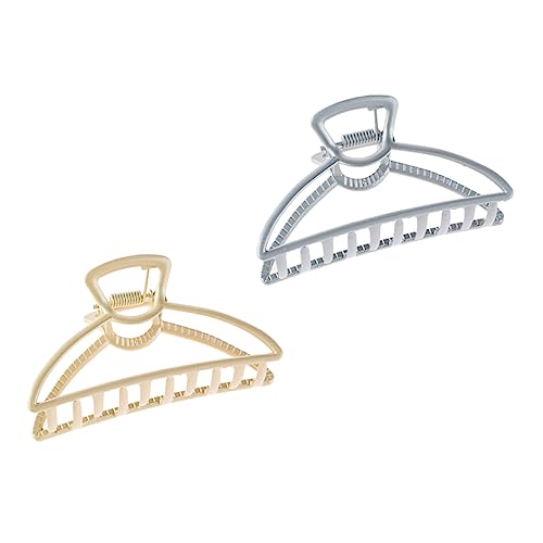 SAFIGLE 2 Stück Großes Retro Haarklammern für Damen Stilvolle Haarklips aus Zinklegierung Rutschfeste Haarspangen für Dickes Dünnes Glattes oder Lockiges Haar für Alltag und Besondere von SAFIGLE