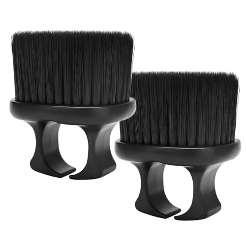 SAFIGLE 2 Stück Haarreinigungsbürste Form Haarschneidebürste Männer Bartpflegebürste Borsten Bartbürste Borstenhaarbürste Friseurzubehör Borstenbürste Bartbürste Für Männer Schwarz Pp von SAFIGLE