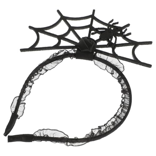 SAFIGLE 2 Stück Halloween Haarschmuck mit Spinnen Elementen Lustiger Haarreif für Damen für Kostümpartys und Feierlichkeiten von SAFIGLE