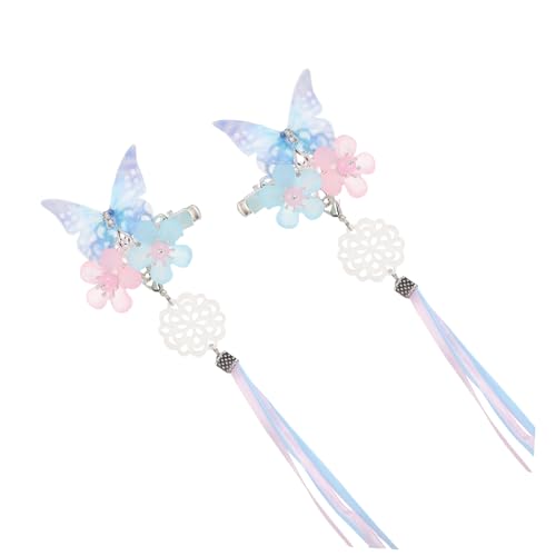 SAFIGLE 2 Stück Hanfu Haarspangen für Kinder Vintage Kopfbedeckung im Han Chinesischen Stil Haarnadeln für Cosplay und Partys Kinderschmuck für Kleine Mädchen von SAFIGLE