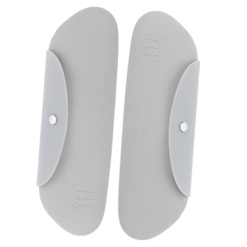 SAFIGLE 2stücke Silikon Make-up Pinseltasche Für Damen Tragbarer Pinselhalter Mit Schnallenverschluss Reisekosmetiktasche Zum Aufbewahren Von Make-up Und Kleinen Gegenständen Organizer von SAFIGLE