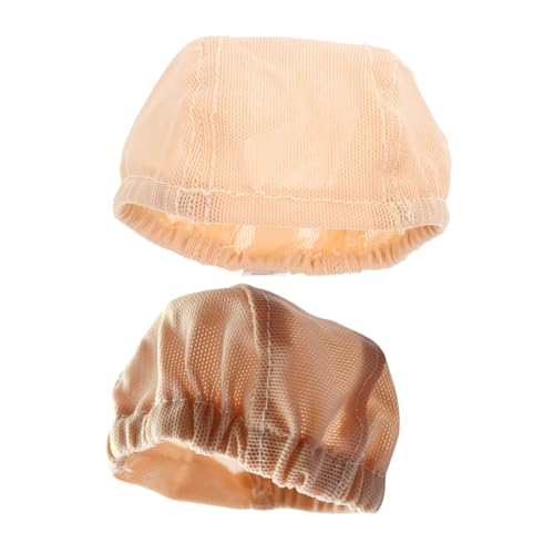SAFIGLE 2 Stück Kostüm Perückenhut Zubehör Puppenperückennetzkappe Bjd/Liner Webkappen Passend Für Puppenkopfgrößen Installieren Sauber von SAFIGLE