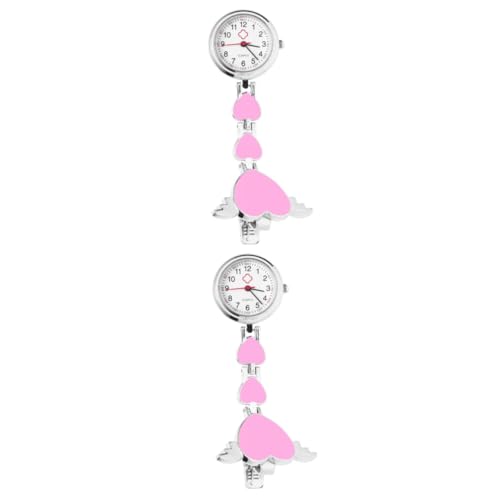SAFIGLE 2stücke Kreative Taschenuhr Praktische Und Stilvolle Hängende Uhr Für Pflegekräfte Mit Einfachem Design Und Ansprechendem Als Oder Dekoration von SAFIGLE