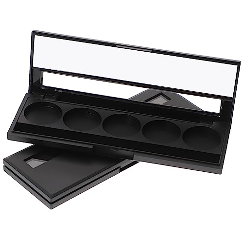 SAFIGLE 2stücke Lidschattenpalette Leere Box Farben Unterverpackungsetui Make-up-zubehör Kosmetik-organizer von SAFIGLE
