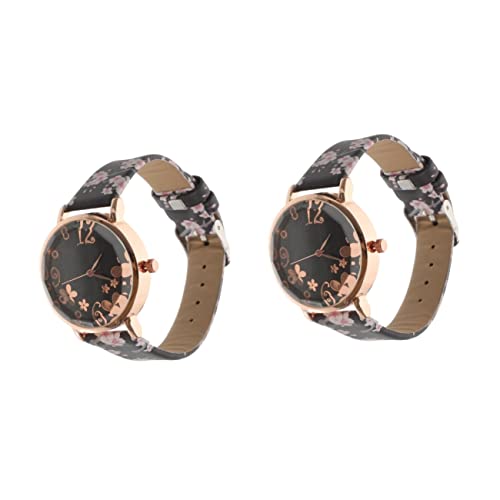 SAFIGLE 2 Stück Modische para Hombre Armbanduhr In Schwarz von SAFIGLE