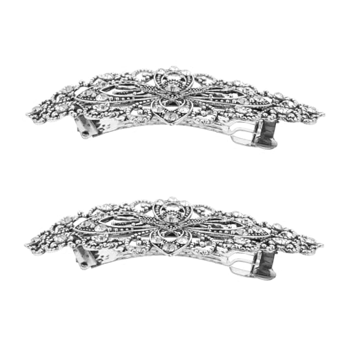 SAFIGLE 2 Stück Retro Haarspangen für Damen Haarschmuck Accessoires für Hochzeiten Partys und Langlebig Komfortabel von SAFIGLE