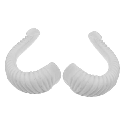 SAFIGLE 2stücke Diy-schafshorn Für Stirnband Simulations-hörner Haarband-dekoration Party-kopfschmuck Kreatives Horn-design Robustes Material Vielseitig Einsetzbar Für Halloween Und von SAFIGLE