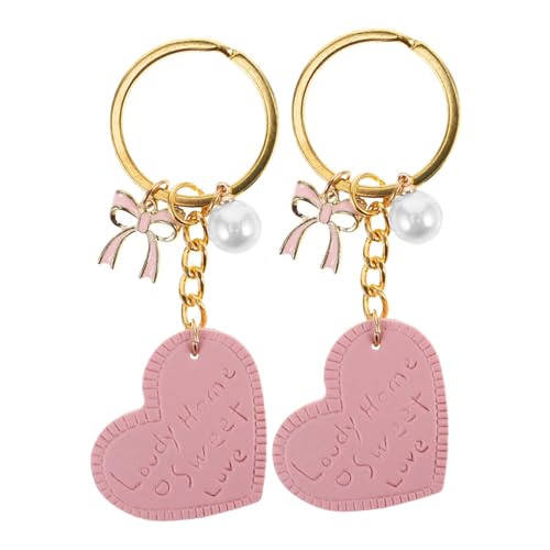 SAFIGLE Eleganter Herz-schlüsselanhänger Herz- Modeaccessoire Für Paare Schlüsselanhänger-Ornament von SAFIGLE