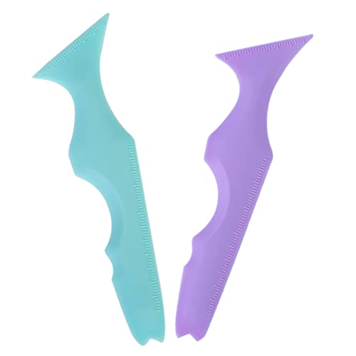 SAFIGLE 2 Stück Schönheitshilfe Machen Schablone Multi Gesicht Lippenmake -up Werkzeug Gestaltung Augen Makeup Eyeliner-hilfe Eyeliner-make-up-tool Kieselgel von SAFIGLE