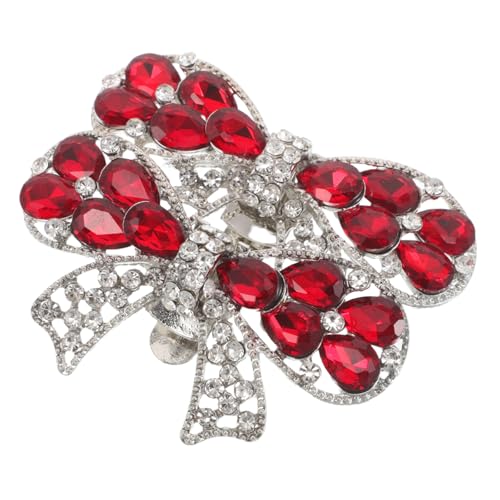 SAFIGLE 2 Stück Schuhclips Mit Schleife Funkelnde Strass Schuhschnallen Abnehmbare Damen High Heel Charms Dekorationen Für Brauthochzeitsfeiern von SAFIGLE