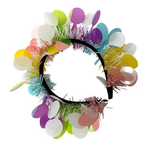 SAFIGLE 2stücke Lametta Stirnbänder Frühling Lametta Kopfstück Urlaub Kopfschmuck Ostern Karneval Haar Zubehör von SAFIGLE