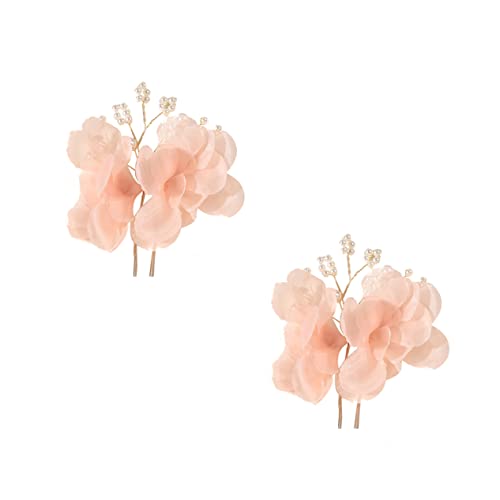 SAFIGLE 2 Stück U Förmige Haarforken mit Perlen für Damen Rutschfester Haarschmuck für Hochzeiten Partys und Fotoshootings Haarspangen von SAFIGLE