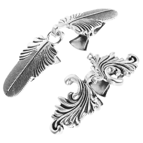 SAFIGLE 2 Stück Vintage Set Cardigan Clips Dekorative Pullover und Schalverschlüsse mit Filigranem Hohlraum Design Mantelclips für Damen Vielseitig für Strickjacken und Kleidung Geeignet von SAFIGLE