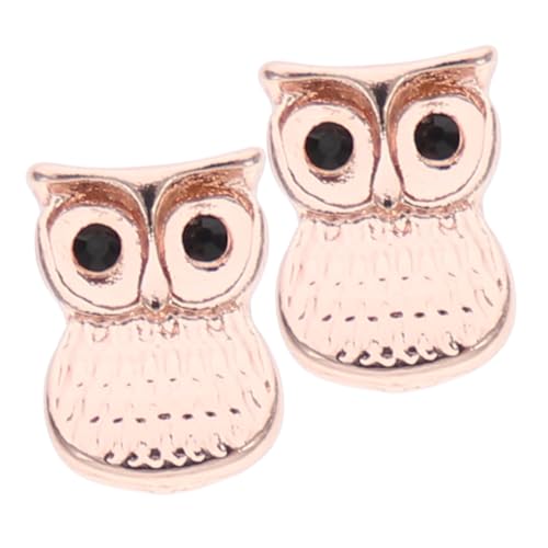 SAFIGLE 2 Stück Watch Band Decorative Charms Metall Eulen Form für Silikon Smartwatch Armbänder Vielseitig Kompatibel Leicht zu Installieren Eleganter Schmuck für Damen und Herren von SAFIGLE