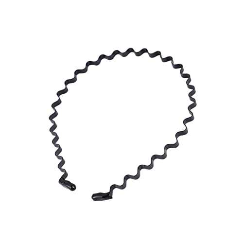 SAFIGLE 2 Stück gewelltes Stirnband Haarband Stirnbänder elastisch geformt männer haare gewellter Haarreifen zurückgekämmter Haarreif geflochtener Kopfschmuck Schwarz SAFIGLE 2 Stück gewelltes Stirnband Haarband Stirnbänder elastisch geformt männer haare gewellter Haarreifen zurückgekämmter Haarreif geflochtener Kopfschmuck Schwarz von SAFIGLE