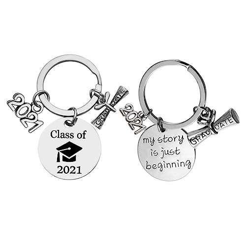 SAFIGLE Schlüsselanhänger-Set Zum Schulabschluss 2021 Mit Einzigartigem Design – Praktische Schlüsselanhänger Für Taschen Und Dekorationen von SAFIGLE