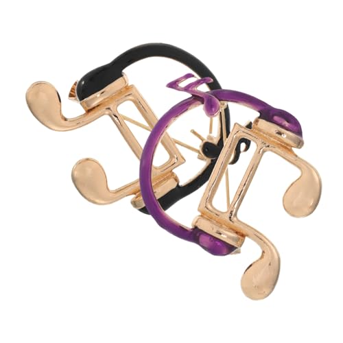 SAFIGLE 2stücke Musiknoten-brustanstecker Mit Kopfhörer-design Schals Jacken Kleider Anzüge Hemden Taschen Hüte Broschen Musiker Partykleidung Accessoires Schmuck von SAFIGLE