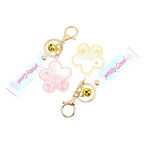 SAFIGLE 2 Stücke Zarte Schlüssel Ringe Schlüsselringe Acryl Key Ringe von SAFIGLE