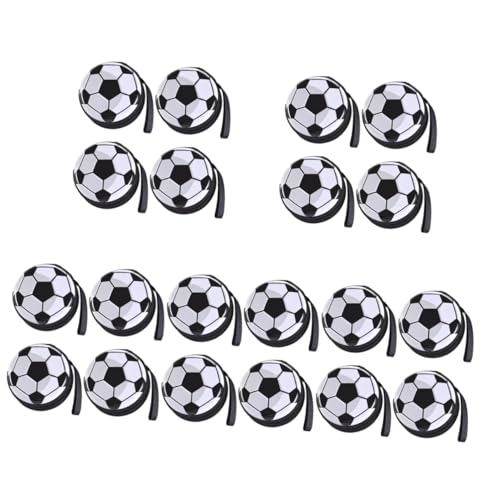 SAFIGLE 20stücke Teiliges Kreative Fußball-Muster Aufbewahrungstaschen Weißblech Praktische Geldbörsen Für Münzen Snacks Und Kleingeld Zufällige Farben Für Fußballfans von SAFIGLE