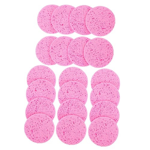 SAFIGLE 20 Stück Make Up Gesichtsschwämme Für Reinigungspads Sanfte Reinigungsschwämme Gesichtsschwämme Komprimierter Make Up Schwamm Reinigungsschwamm Entferner von SAFIGLE