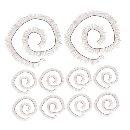 SAFIGLE 20 Stück Puppenwimpern Braun Künstliche Wimpern aus Nylon für DIY Doll Craft Simulierte Falsche Wimpern Zubehör zur Puppenverschönerung und Bastelbedarf von SAFIGLE