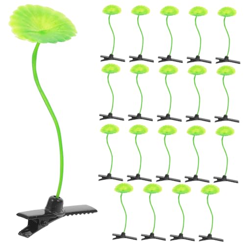 SAFIGLE 20stücke Lotusblatt-clips Als Kleine Haarspangen Für Frauen Und Mädchen Süße Haarschmuck-accessoires Im Pflanzenmotiv Haarnadeln Für Dünnes Haar von SAFIGLE