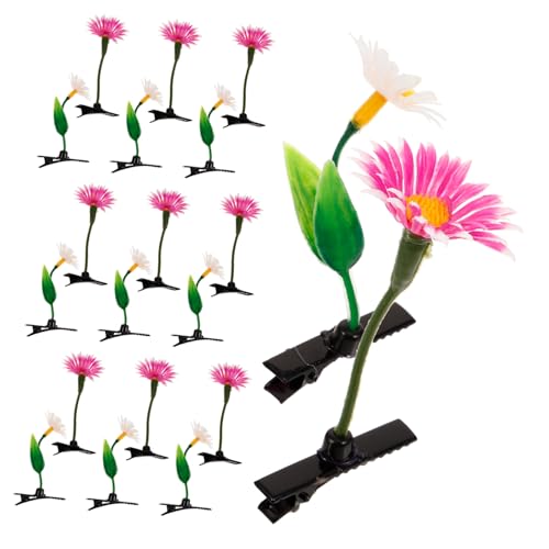 SAFIGLE 20 Stück Teiliges Haarschmuck Blumen Haarspangen Süße Pflanzen Designs für Damen und Mädchen Stabile Haarklammern für Festen Halt bei Frisuren von SAFIGLE