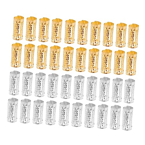 SAFIGLE 200 Stück Dreadlocks Ringe Haarschmuck Zubehör für Geflochtene Haare Stilvolle Haarringe für Festivals und Frisuren von SAFIGLE