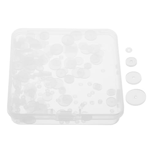 SAFIGLE 200stücke Silikon-komfortpolster Für Ohrringe Transparente Stabilisatoren Mit Runder Rückseite Ohrringkissen Mit Schraubverschluss Für Piercings Schutz Für Empfindliche Haut von SAFIGLE