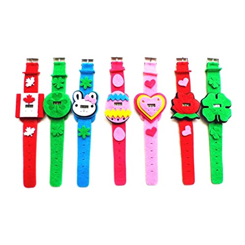 SAFIGLE 20St -Studentenuhr Kinder elektronische Uhr zum Vatertag kinderuhren Armbanduhr Kinder Digitaluhr Mädchenuhr Uhr Hase Anschauen gefühlt von SAFIGLE