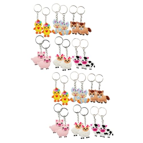 SAFIGLE STK tierischer Schlüsselanhänger Kinder schlüsselanhänger Kinder schlüsselbund Auto schlüsselanhänger Kuh- Cartoon hängende Schlüsselanhänger Tier-Schlüsselanhänger PVC SAFIGLE STK tierischer Schlüsselanhänger Kinder schlüsselanhänger Kinder schlüsselbund Auto schlüsselanhänger Kuh- Cartoon hängende Schlüsselanhänger Tier-Schlüsselanhänger PVC von SAFIGLE