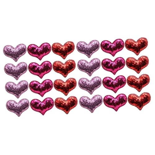 SAFIGLE 24stücke Teiliges Herzform Haarspangen Für Mädchen Glitzer Haarschmuck Niedliche Haarclips Dekorative Haaraccessoires Für Geburtstagsfeiern Und Besondere Anlässe von SAFIGLE